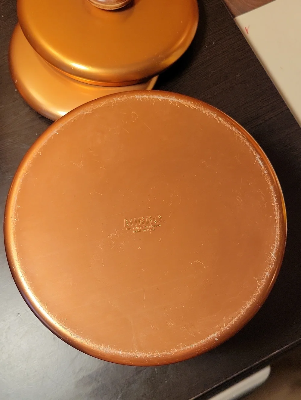 Vintage Mirro Copper Tone Metal Canister Set - 2 Pieces